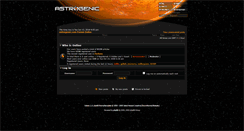 Desktop Screenshot of forum.astrogenic.com