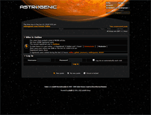 Tablet Screenshot of forum.astrogenic.com